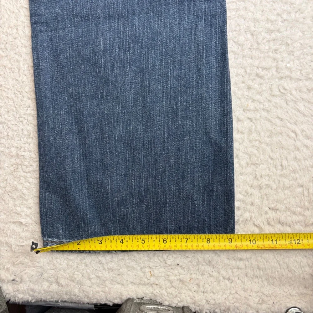 Levis 527 Y2K Slim Bootcut Jeans Mens 33x30(34x31) Denim Blue FADE whiskers